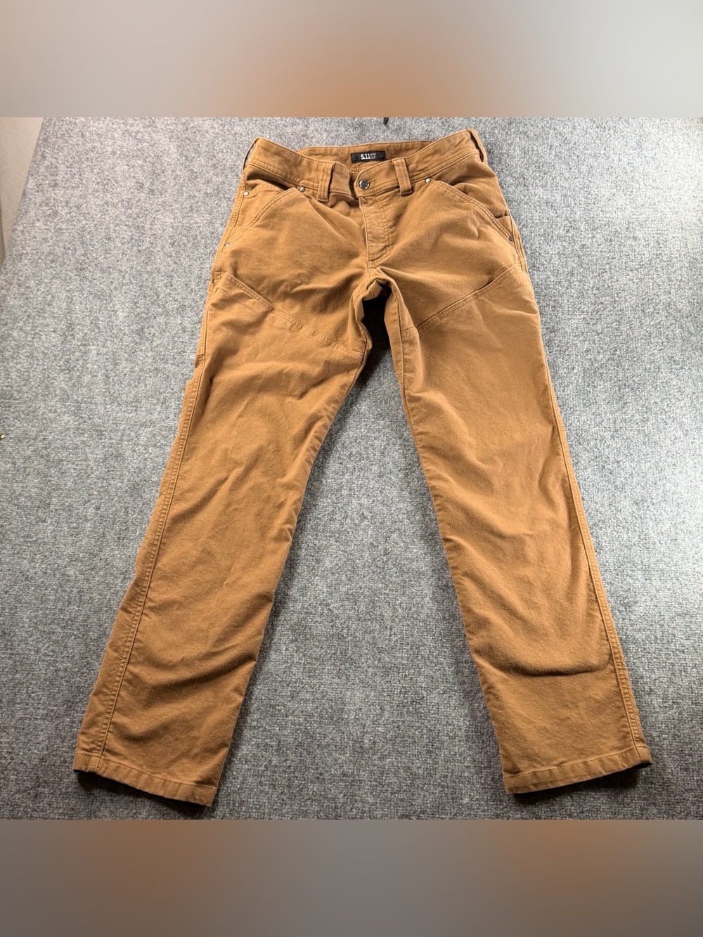 5.11 Tactical Men’s 34x34 Brown Work Utility Pants Stretch Cotton
